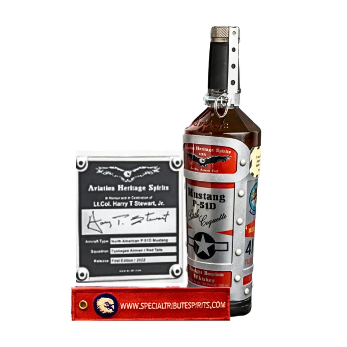 Custom bottle honoring Lt. Col. Harry T. Stewart | Image: Special Tribute Spirits