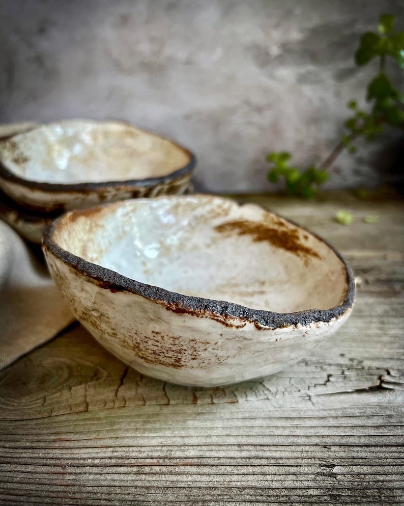 Handmade pottery bowls