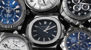 Various high-end watches