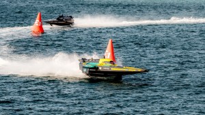 E1 electric boat racing. 