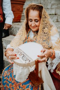 A woman in Castelmola 