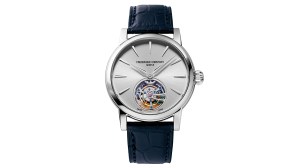 Frederique Constant Manufacture Classic Tourbillon ($15,695) offers high complication at an accessible price point. The brand has been more open than most about employing factories in Asia.