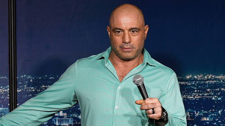 Joe Rogan doing comedy in 2019