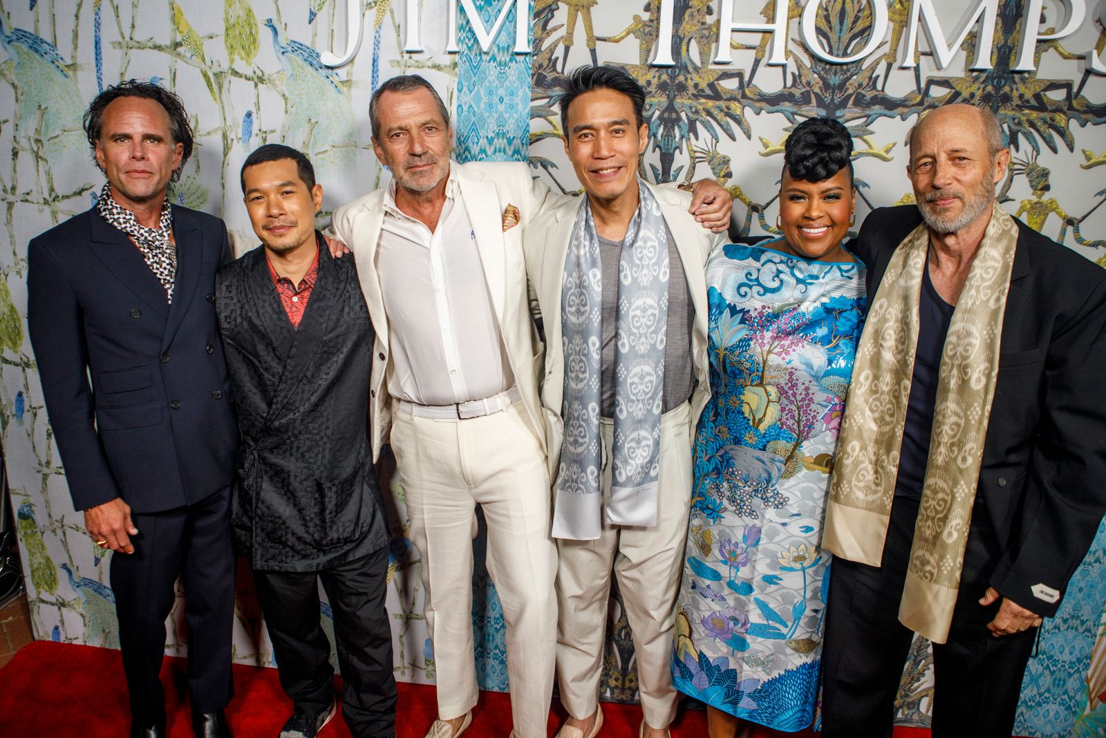 Image may contain Jon Gries Walton Goggins Chan Hunglit Fashion Adult Person Clothing Footwear Shoe and Blazer