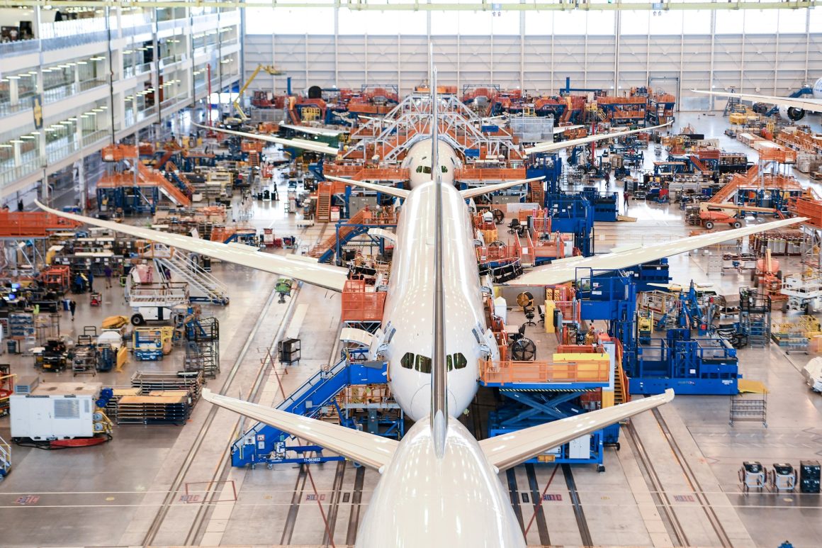 Boeing's 787 Dreamliner assembly plant in North Charleston, SC