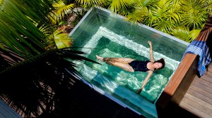 A pool at Capella Lodge
