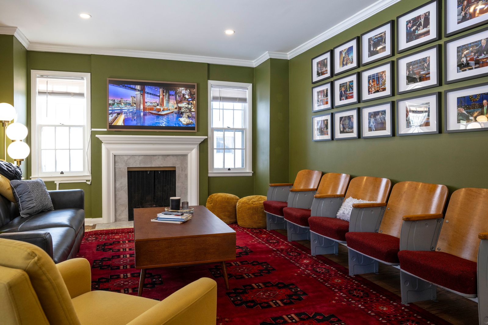 Image may contain Home Decor Architecture Building Furniture Indoors Living Room Room Couch Waiting Room and Cup