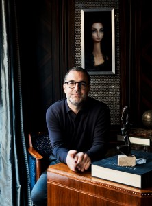Reza in his study.