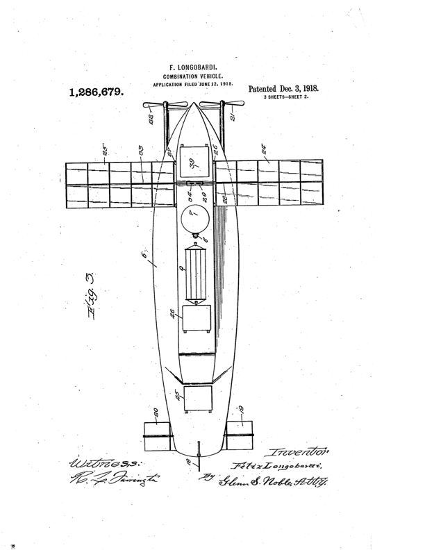 Image from patent application for Combination Vehicle. | Image: https://patentimages.storage.googleapis.com/