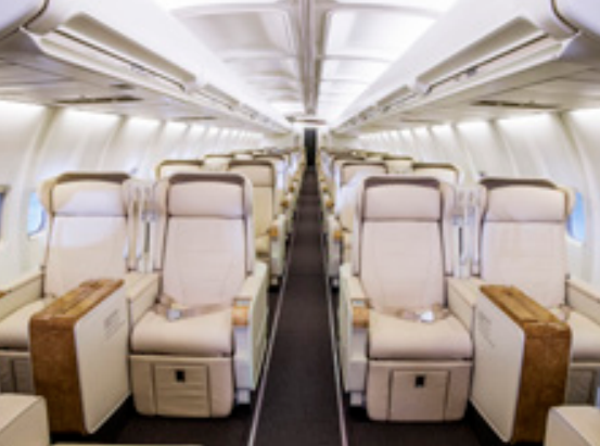 Private Boeing 757-200 interior
