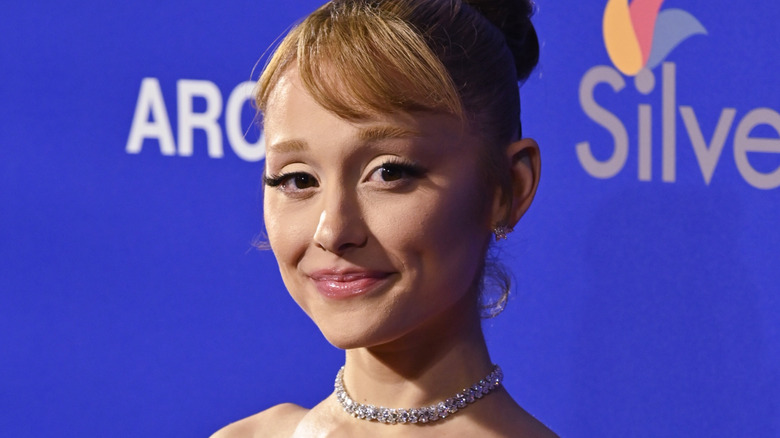 Ariana Grande smiling at an event