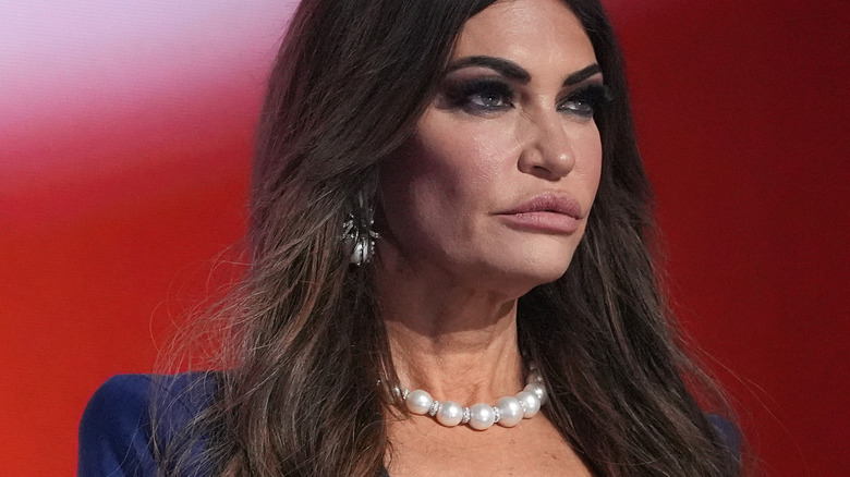 Kimberly Guilfoyle on stage at political event