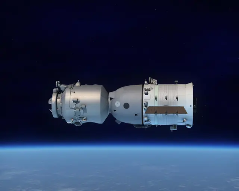 A Chinese Shenzhou spacecraft like the one that docked at the Tiangong space station on 24 April 2025. | Image: SpaceChina