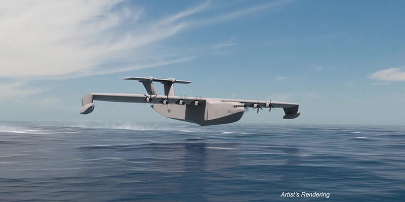 Artist image of Aurora Flight Sciences Liberty Lifter ground effect aircraft. | Image: Aurora Flight Sciences