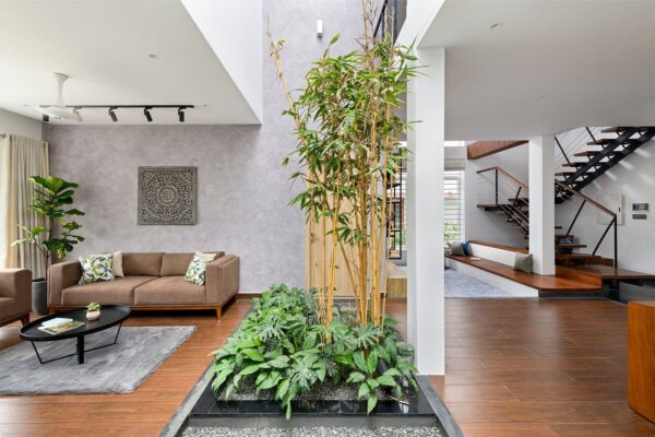 multi purpose indoor courtyard design