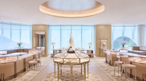 Tiffany & Co. Ginza's second floor housing its everyday icons like T and HardWear