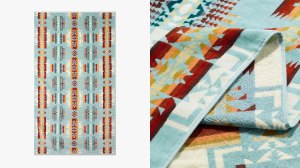 Pendleton Cotton-Terry Jacquard Towel