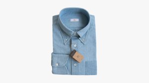 100 Hands Ice Washed Japanese Chambray Shirt