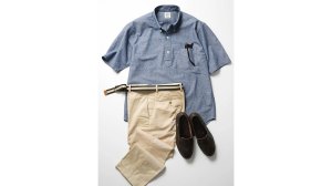 Kamakura Vintage Ivy Chambray Popover