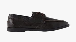 George Cleverley Devon Full-Grain Leather Boat Shoes