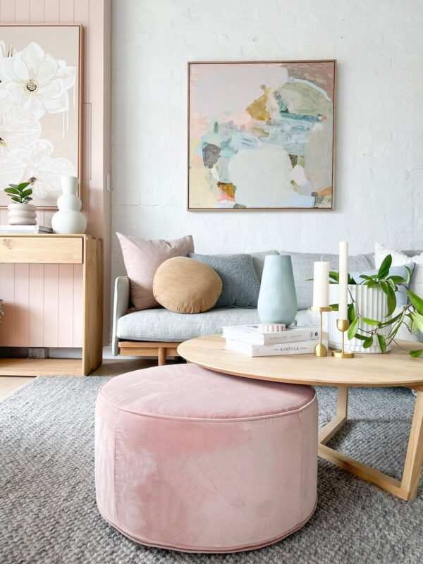 round ottoman